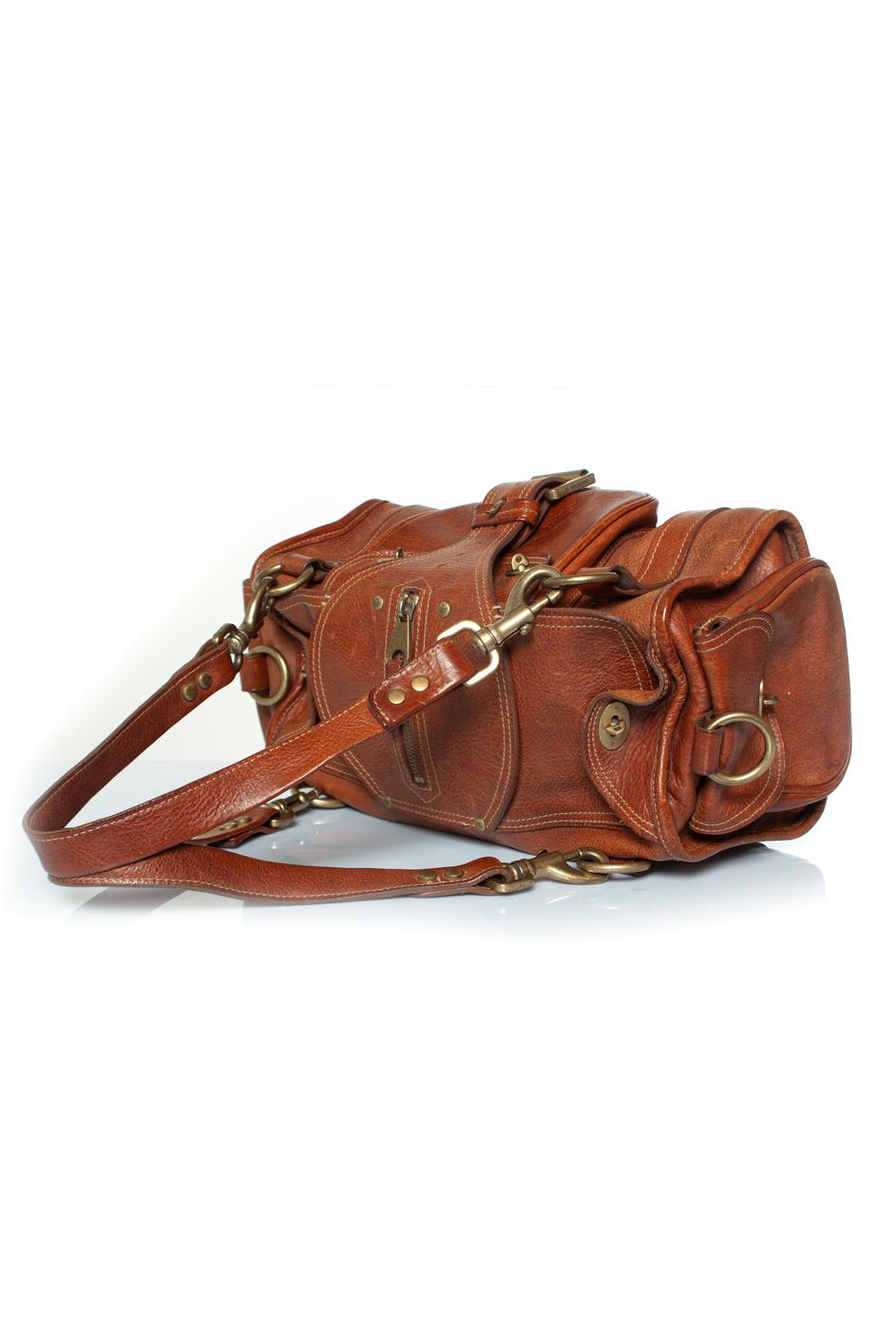 Mulberry, Brown leather Alana shoulder bag In Fair Condition In AMSTERDAM, NL