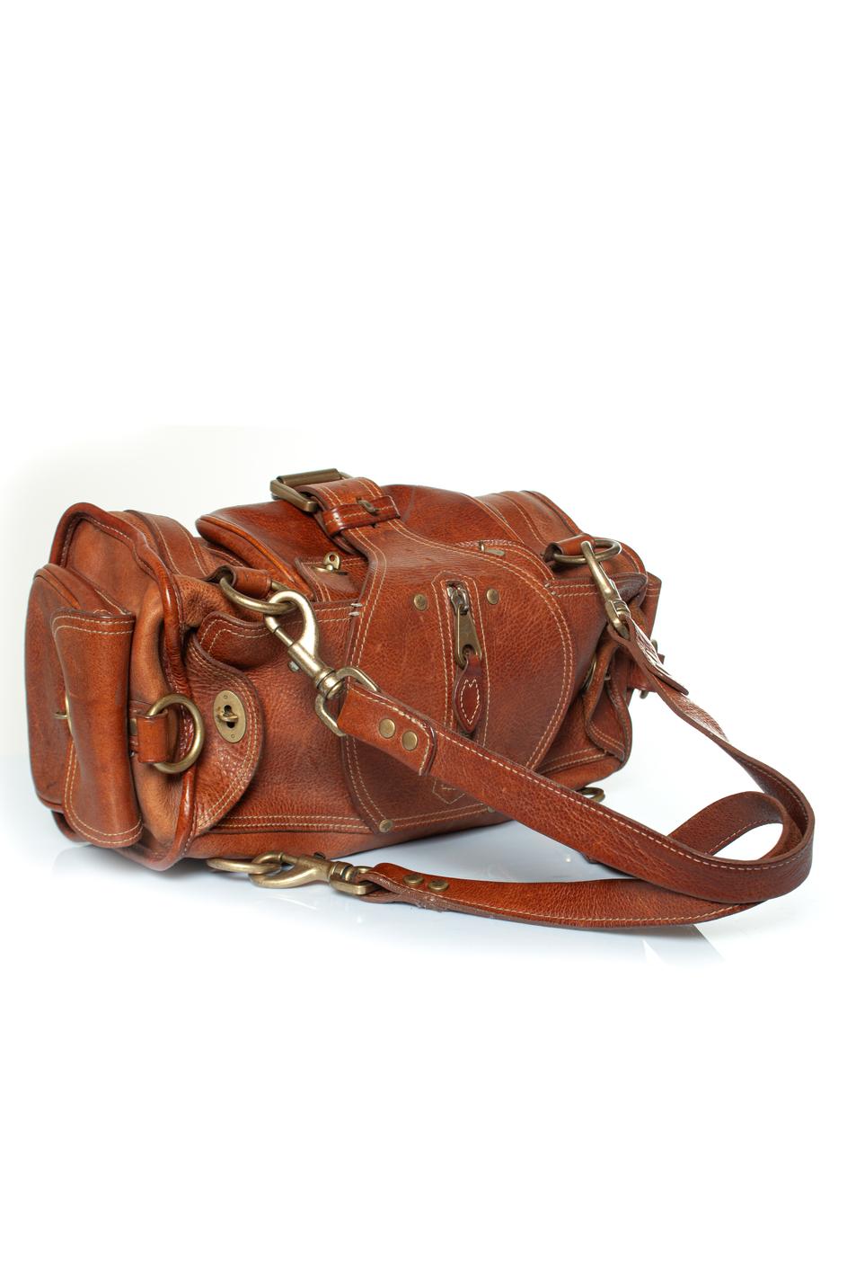 Women's Mulberry, Brown leather Alana shoulder bag