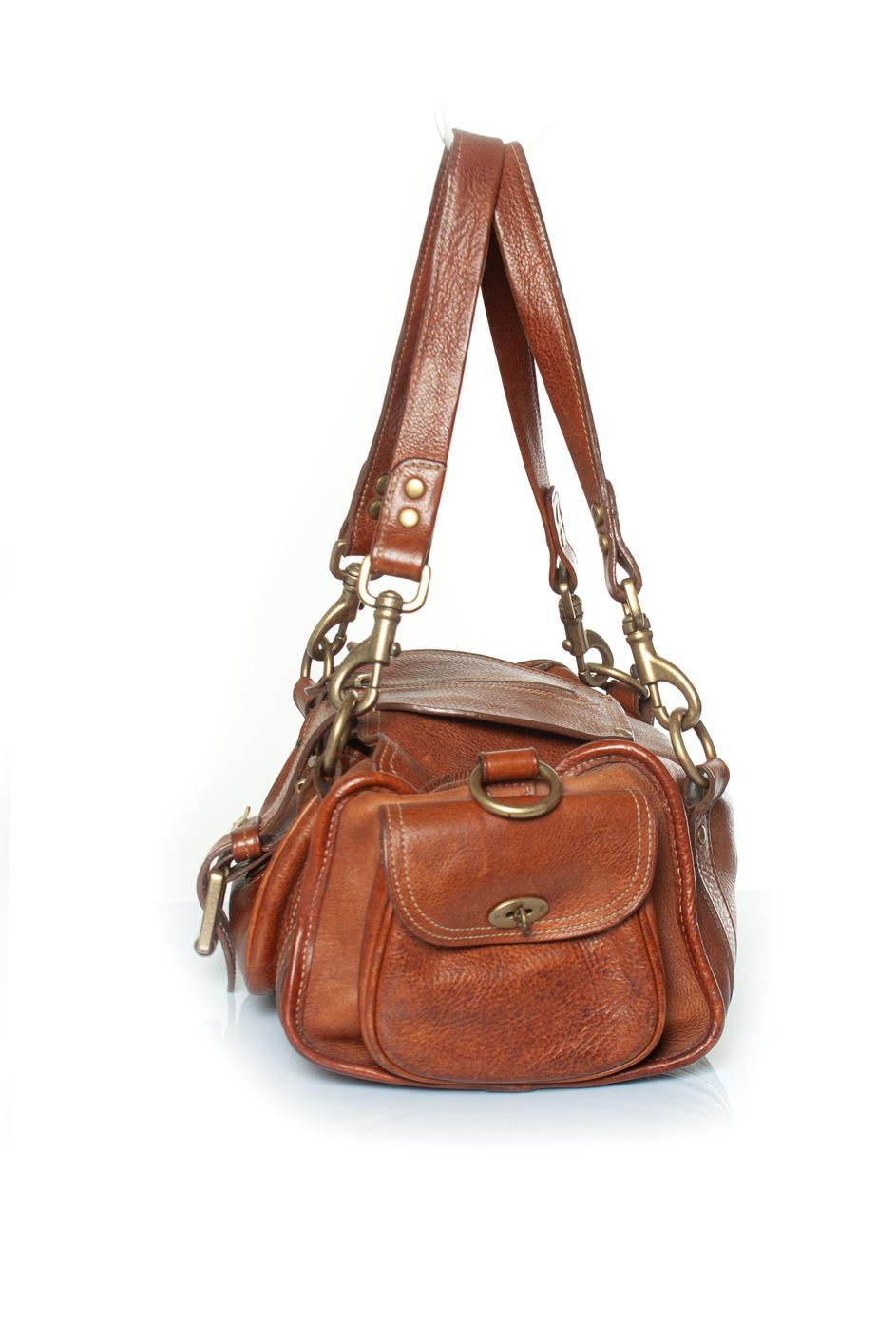 Mulberry, Brown leather Alana shoulder bag 5
