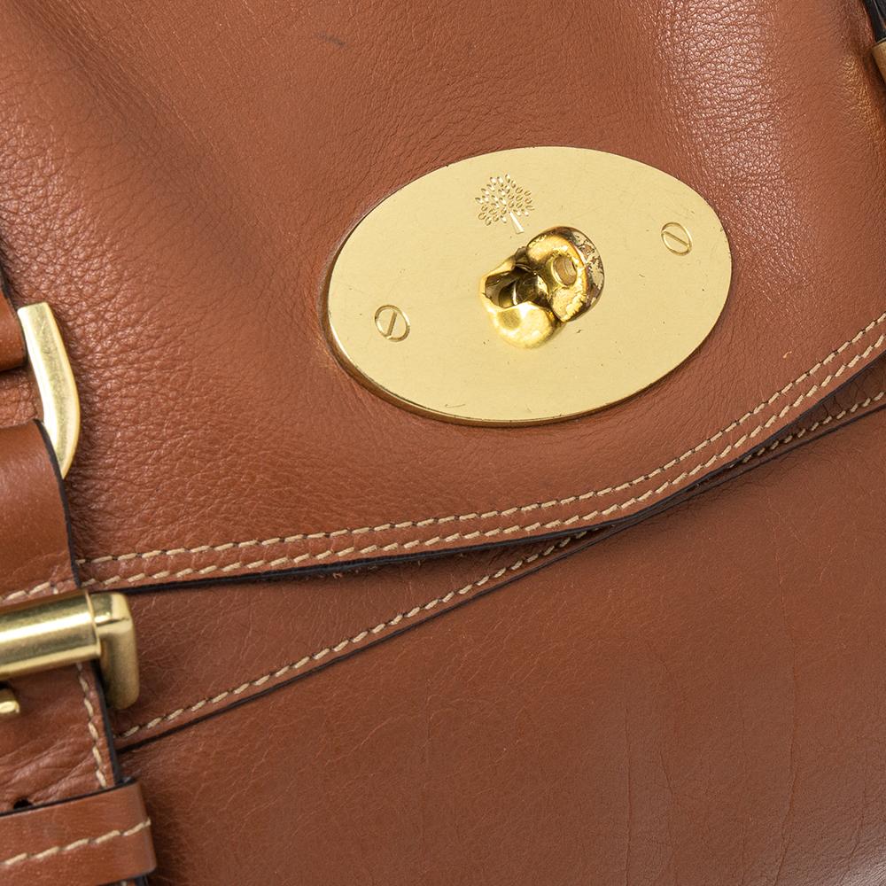 Mulberry Brown Leather Alexa Satchel 5