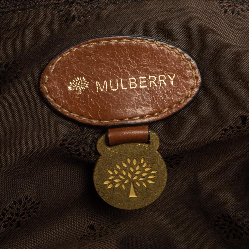 Mulberry Brown Leather Alexa Satchel 5