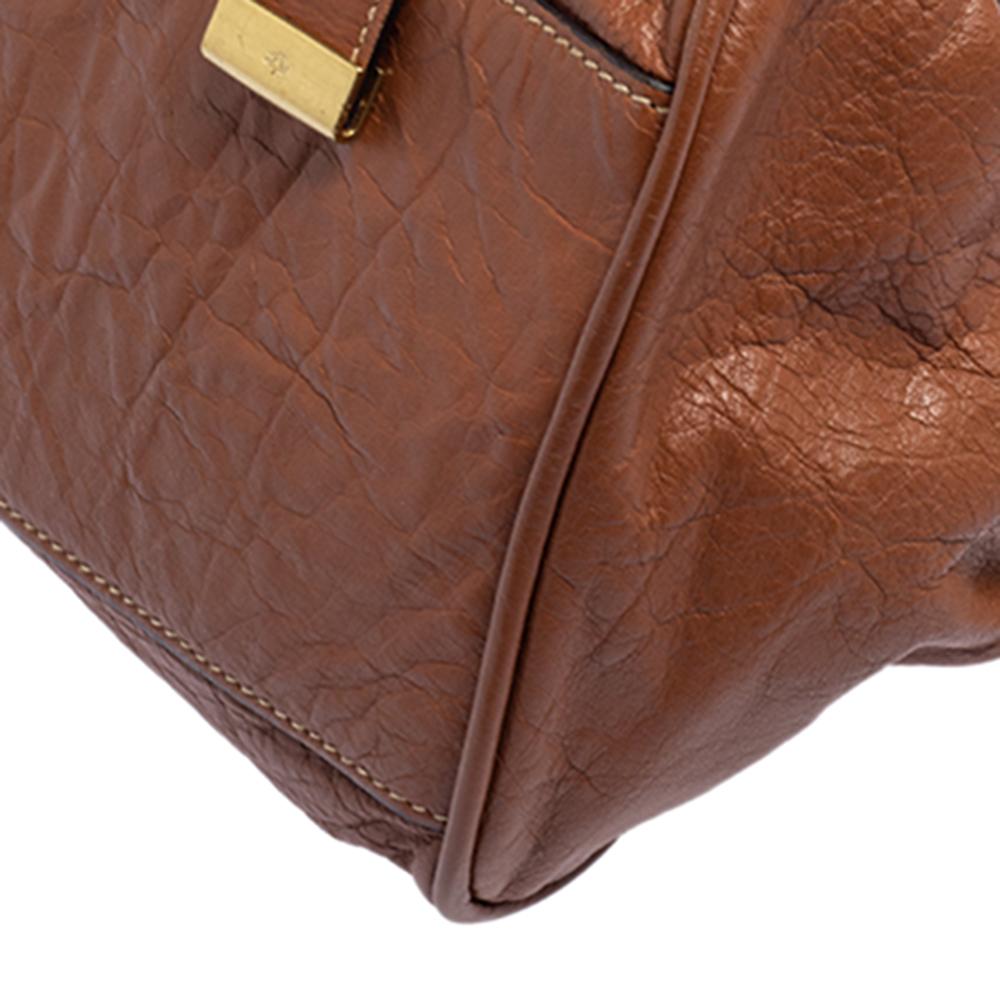 Mulberry Brown Leather Alexa Satchel 4