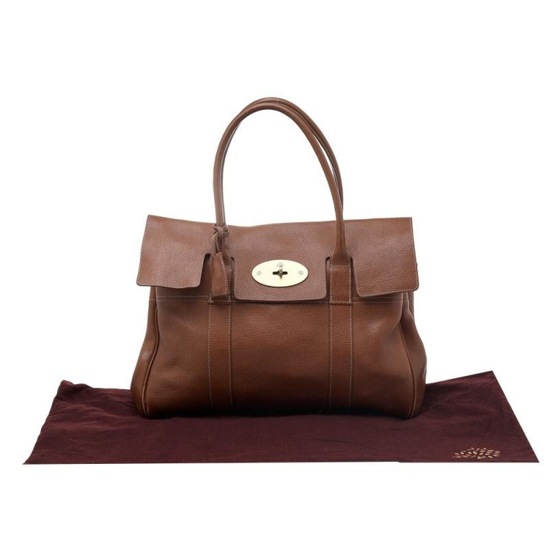 Mulberry Brown Leather Bayswater Satchel 5