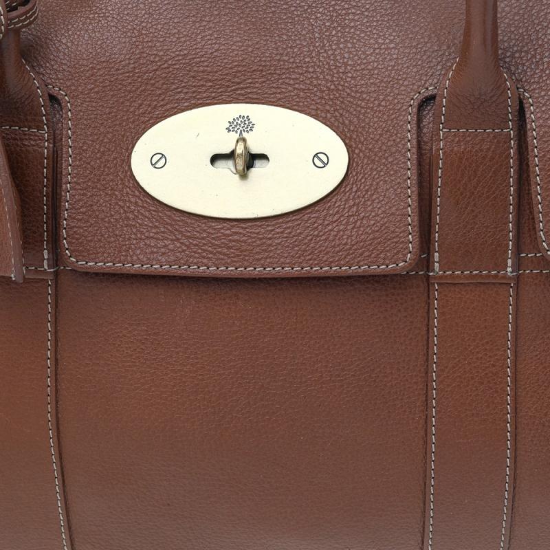 Mulberry Brown Leather Bayswater Satchel 1