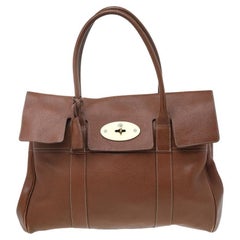Used Mulberry Brown Leather Bayswater Satchel
