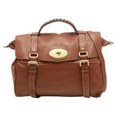 Mulberry Brown Leather Bayswater Top Handle Bag