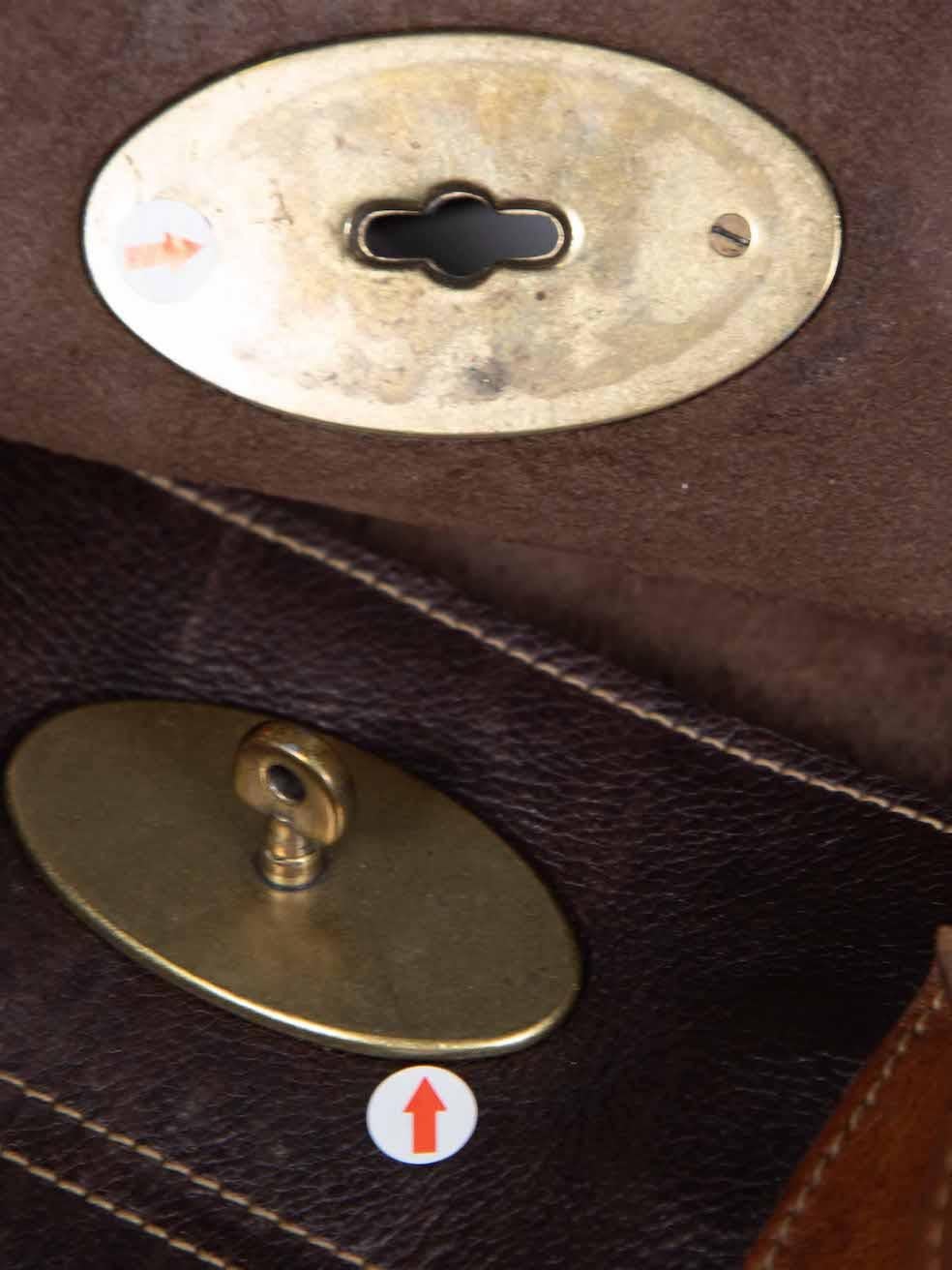Mulberry Brown Leather Bayswater Tote 2