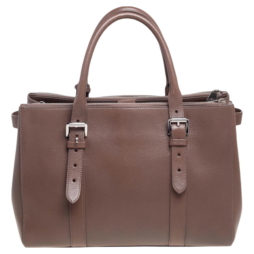 Mulberry Brown Leather Bayswater Tote 3
