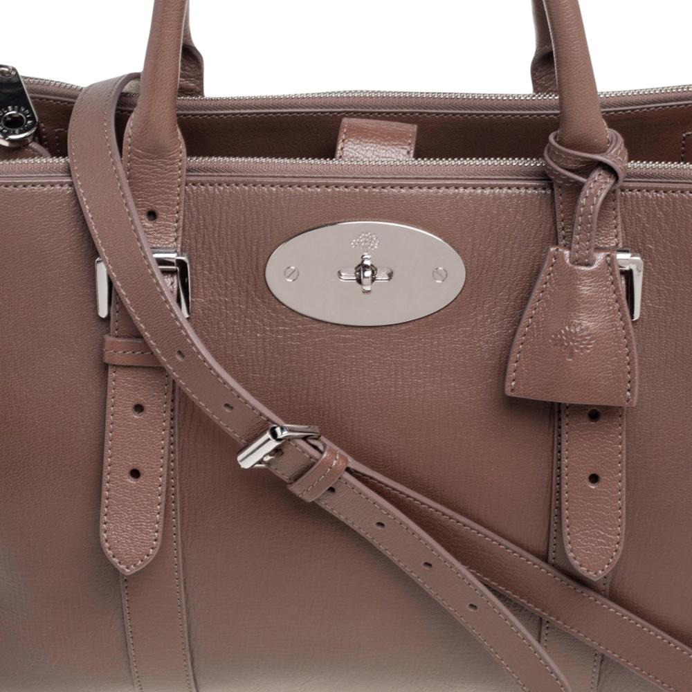 Mulberry Brown Leather Bayswater Tote 4