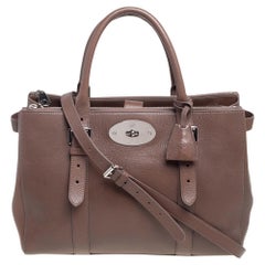 Used Mulberry Brown Leather Bayswater Tote