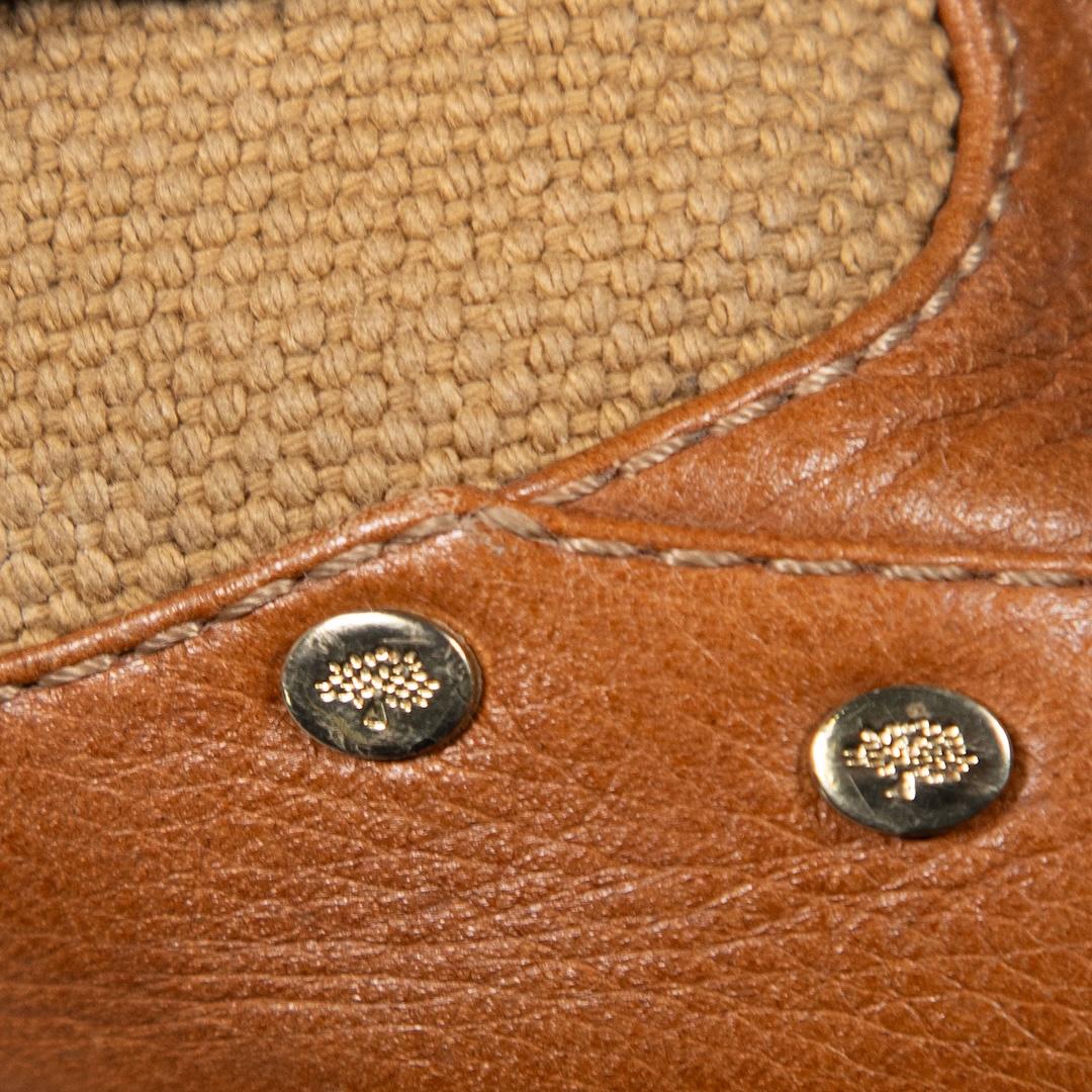 Mulberry Brown Leather Button Detail Boots Size IT 41 For Sale 1