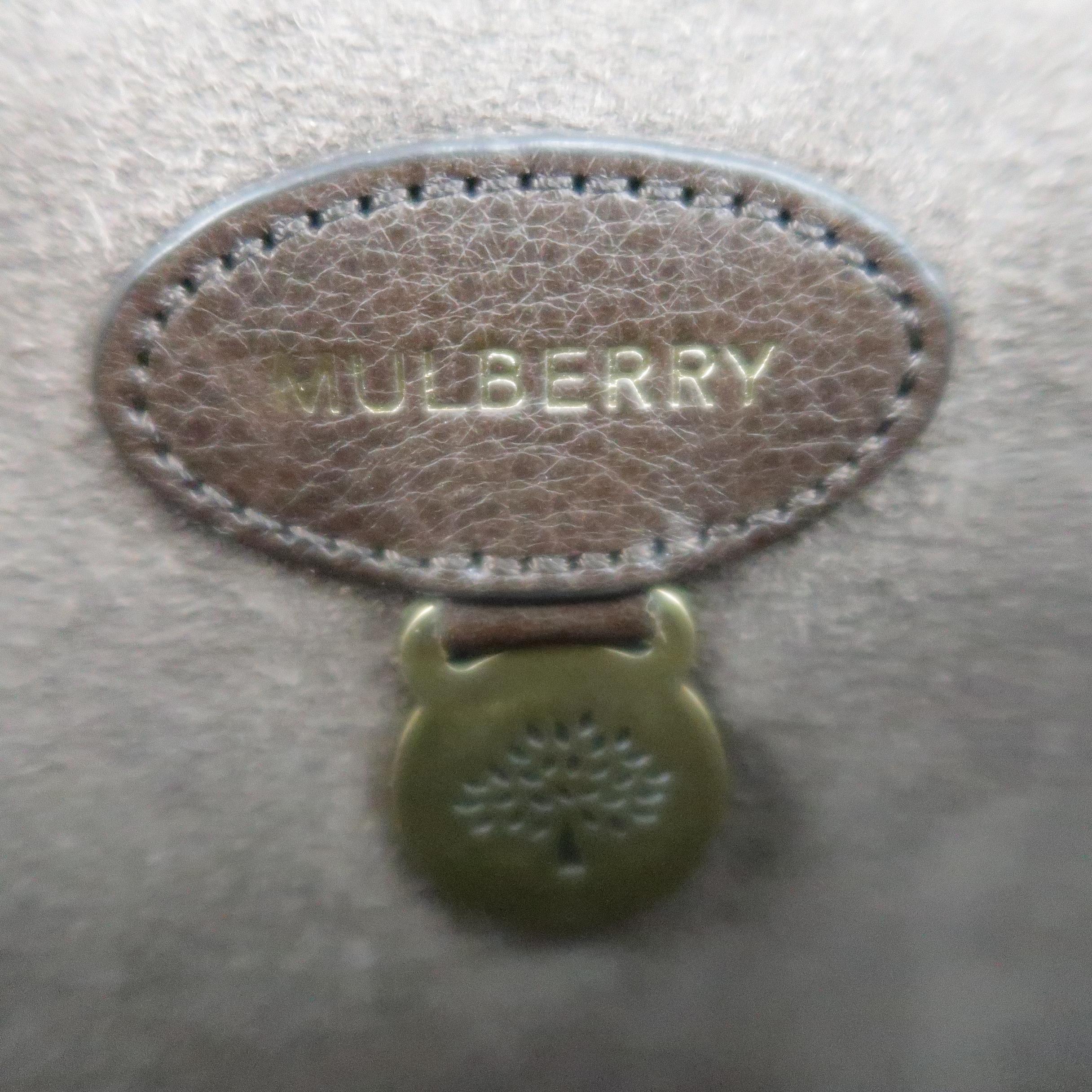 MULBERRY Brown Leather Cross Body Messenger Bag 4