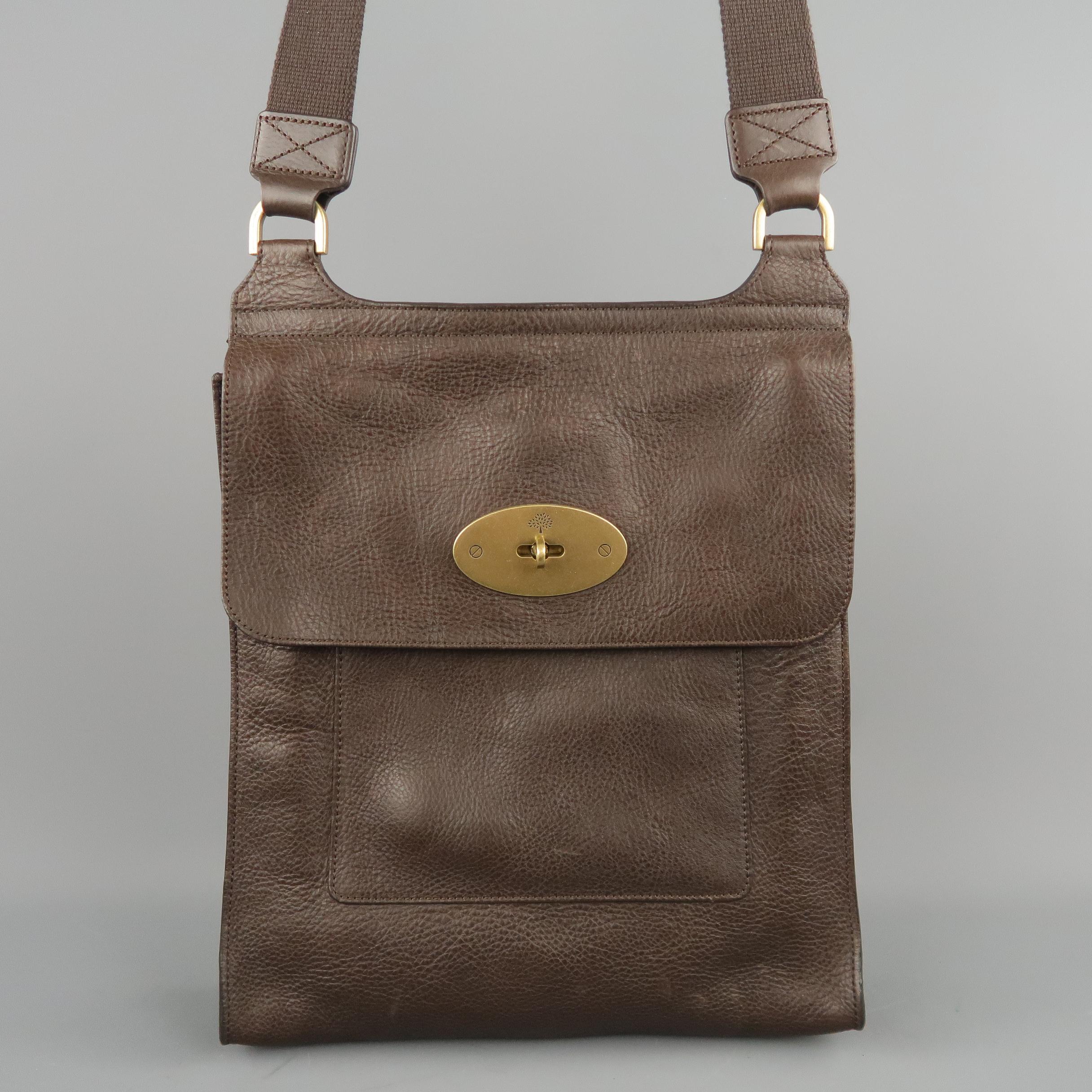 mulberry brown crossbody bag