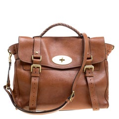 Mulberry Brown Leather Limited Edition London Olympics 1/12 Alexa Satchel