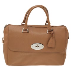 Mulberry Braun Leder Medium Del Rey Schultertasche
