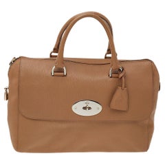 Mulberry Brown Leather Medium Del Rey Satchel