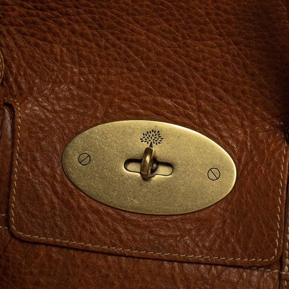 Mulberry Brown Leather Small Bayswater Satchel 8