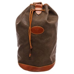 Mulberry Brown Red Leather One Shoulder Bag with material leather