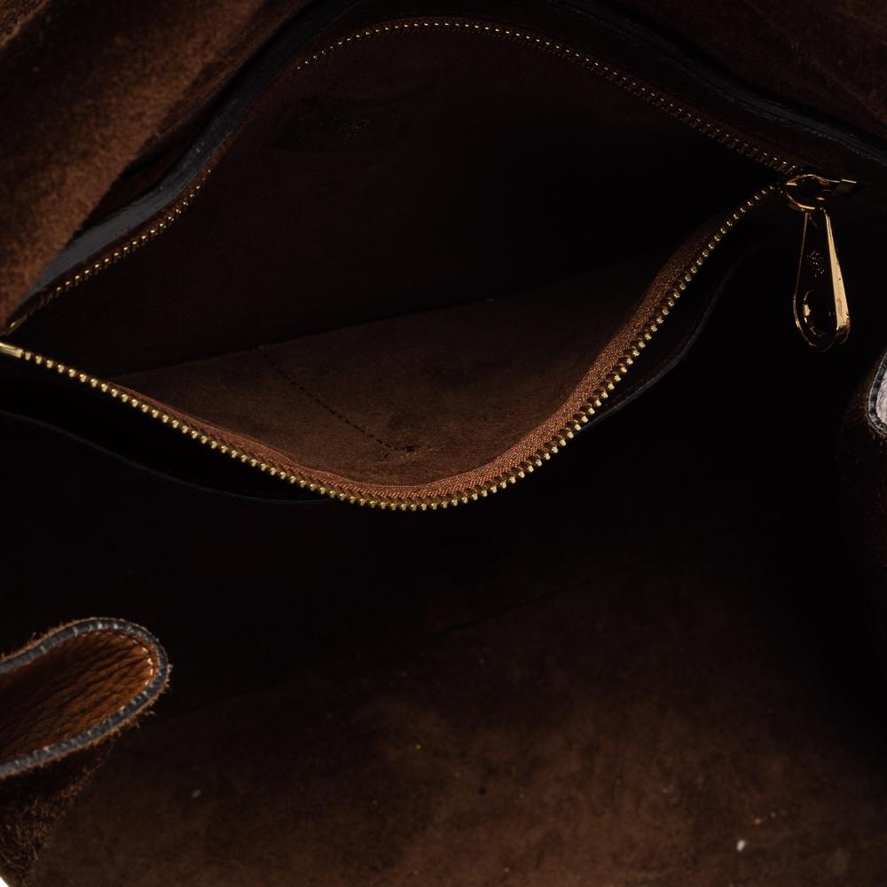  Mulberry - Sac à main Bayswater en cuir festonné marron Pour femmes 