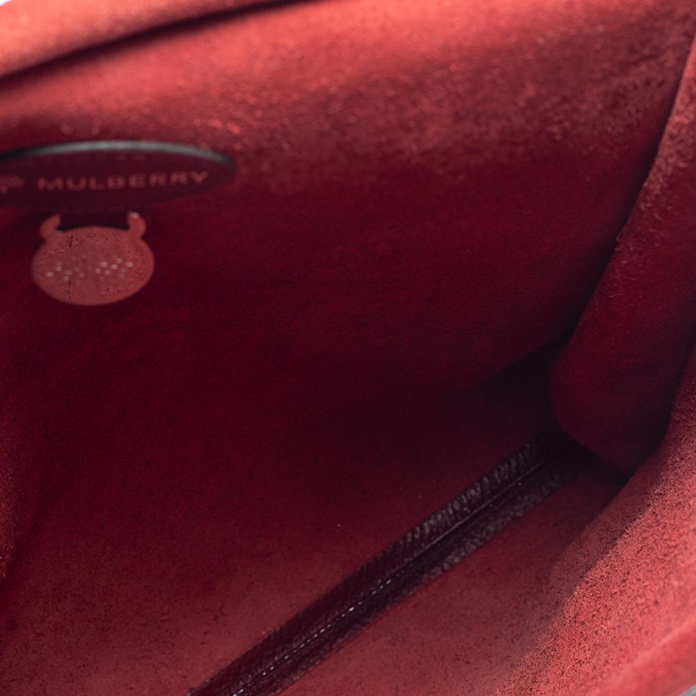 Mulberry Burgundy Leder Antony Messenger Bag 2