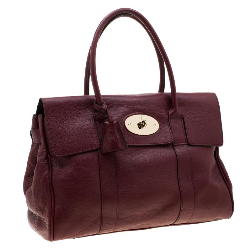 burgundy mulberry bag