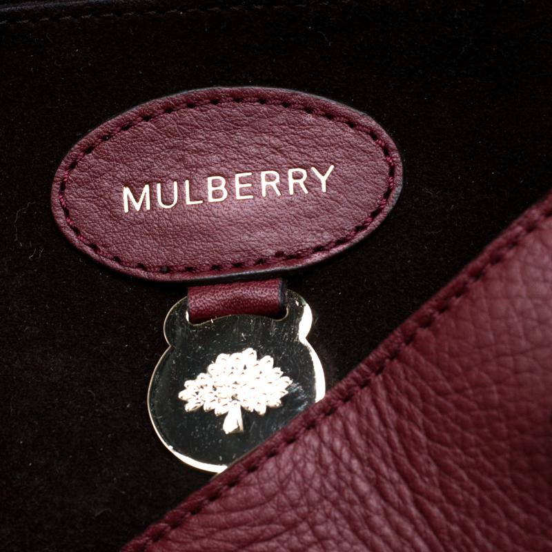 mulberry burgundy bag