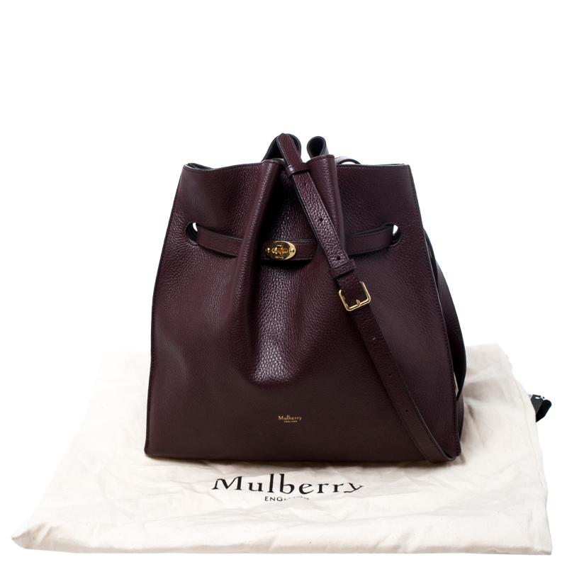Mulberry Burgundy Leather Tyndale Shoulder Bag For Sale 5