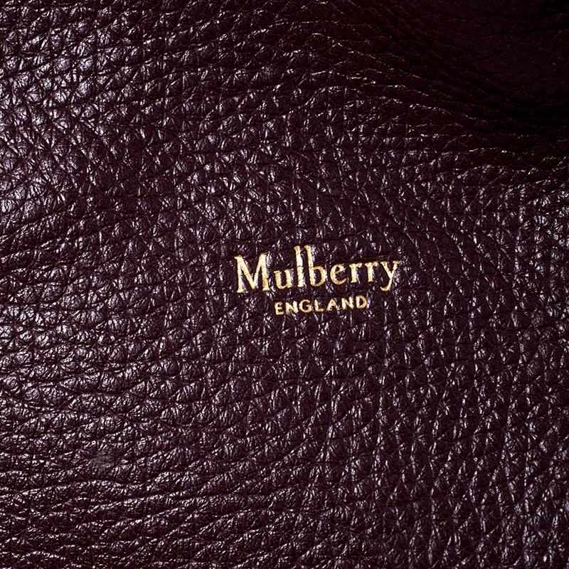 Mulberry Burgundy Leather Tyndale Shoulder Bag For Sale 1