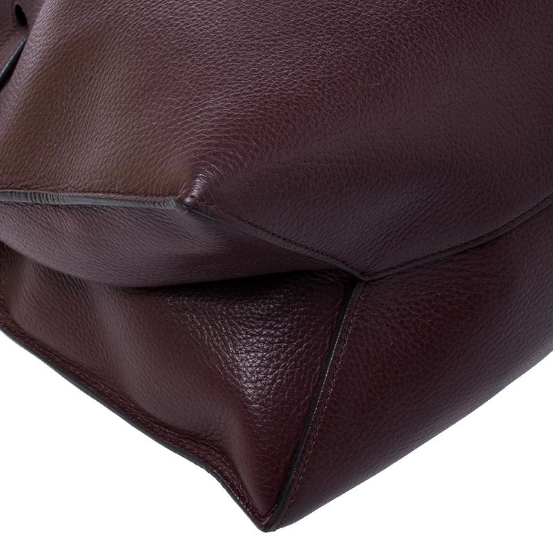 Mulberry Burgundy Leather Tyndale Shoulder Bag For Sale 2