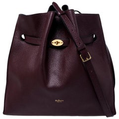 Mulberry Burgundy Leather Tyndale Shoulder Bag