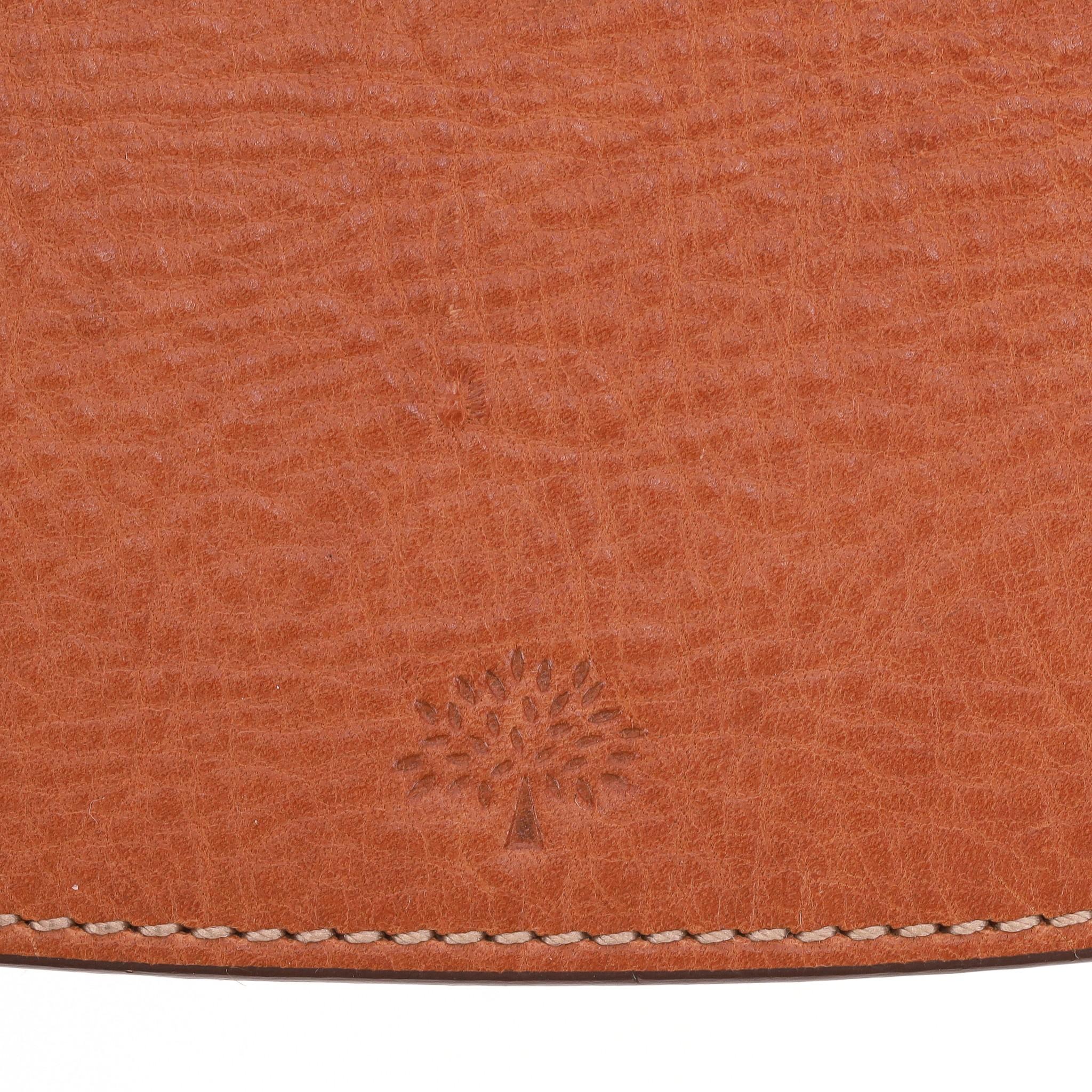 Cinturón de cuero trenzado con cincha Mulberry en venta 3