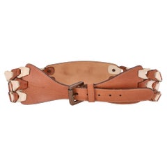 Mulberry Cinch Braided Waist Leather Belt