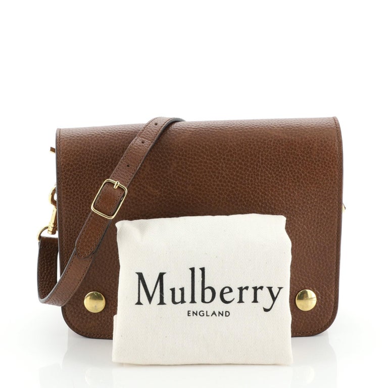 Leather crossbody bag Mulberry Brown in Leather - 23815593