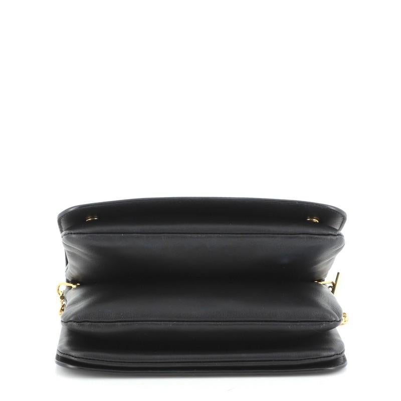 Black Mulberry  Clifton Crossbody Bag Leather Medium