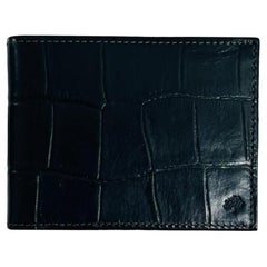 Mulberry Credit Card Croc Embossed Leather Wallet