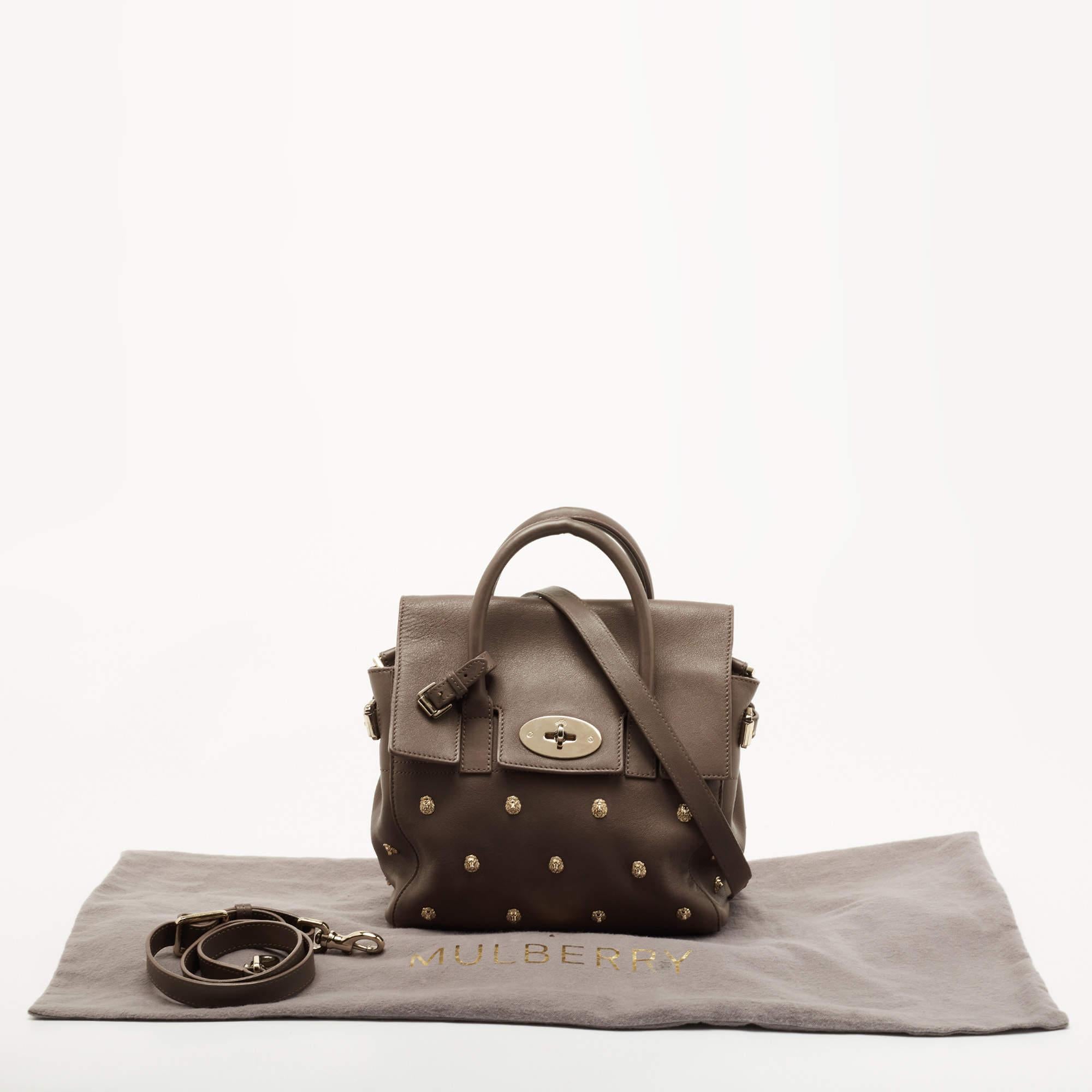 Mulberry Dark Beige Leather Mini Cara Delevingne Backpack 9