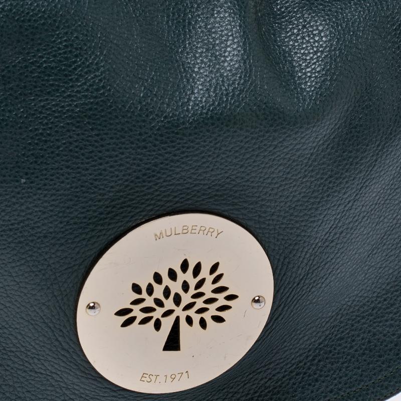 Mulberry Dark Green Leather Daria Hobo 4