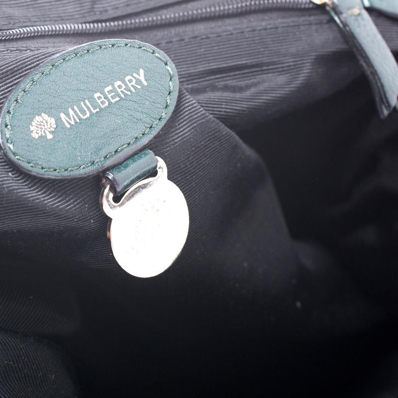 Mulberry Dark Green Leather Daria Hobo 1