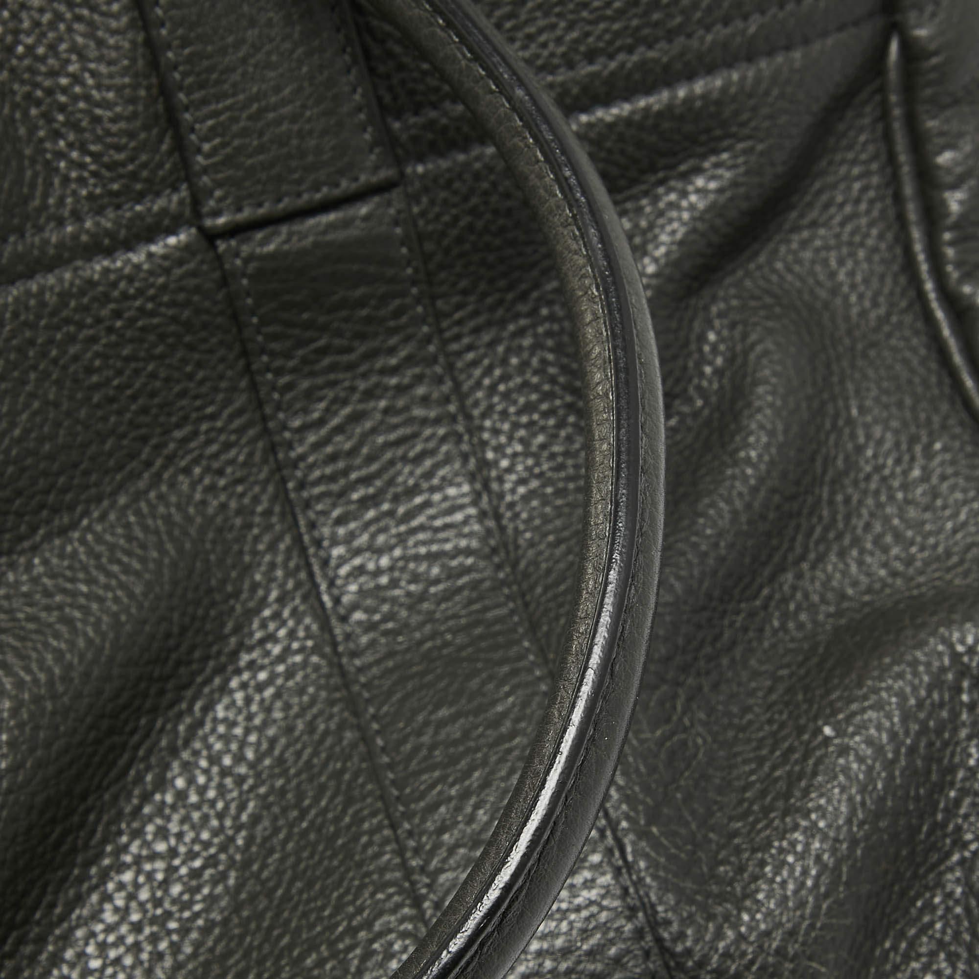 Mulberry Dark Grey Leather Bayswater Satchel 1