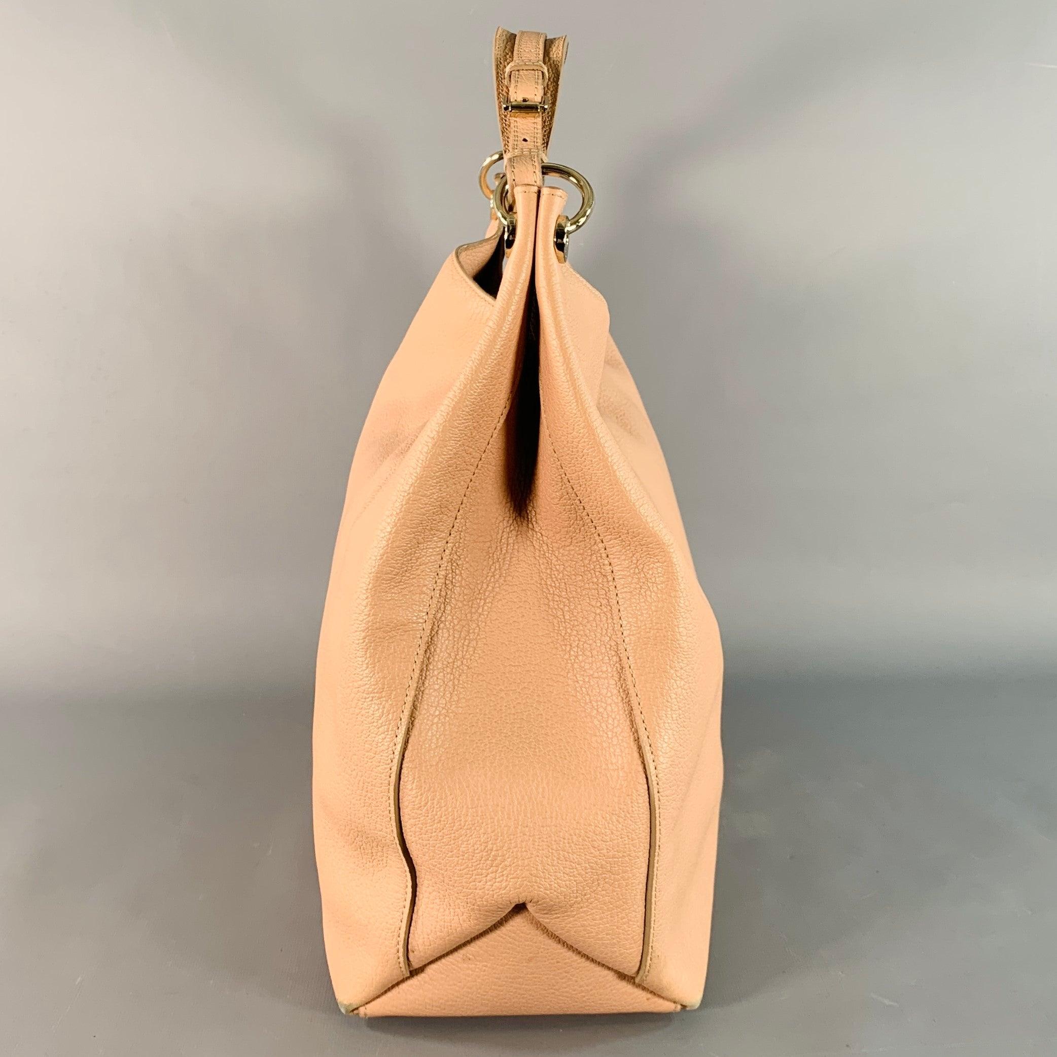 MULBERRY Bolso tote de piel granulada rosa empolvado Naranja en venta