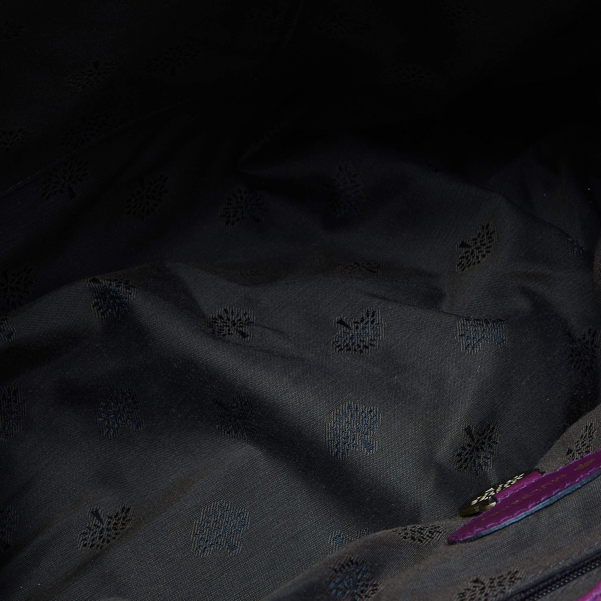 Mulberry Fuchsia Leather Oversized Alexa Satchel 3