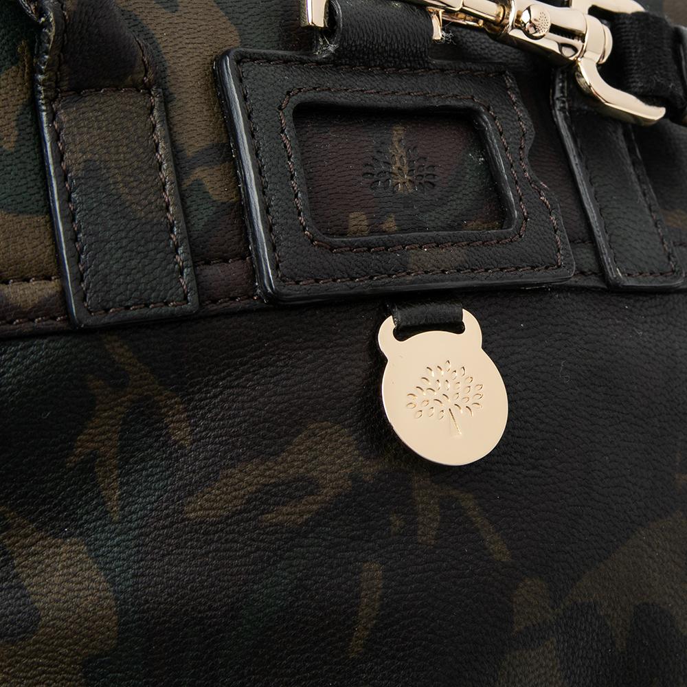 Mulberry Green Camo Leather Mini Cara Delevingne Backpack 2