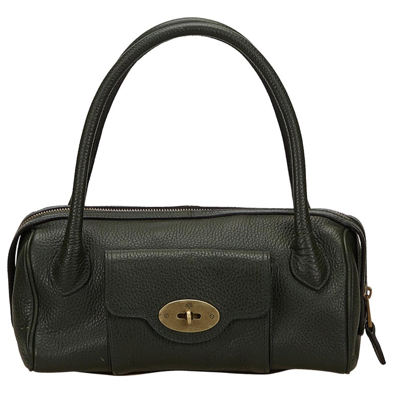 Mulberry Green Leather Handbag at 1stDibs