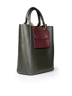 Mulberry Green Leather Maple Tote Bag