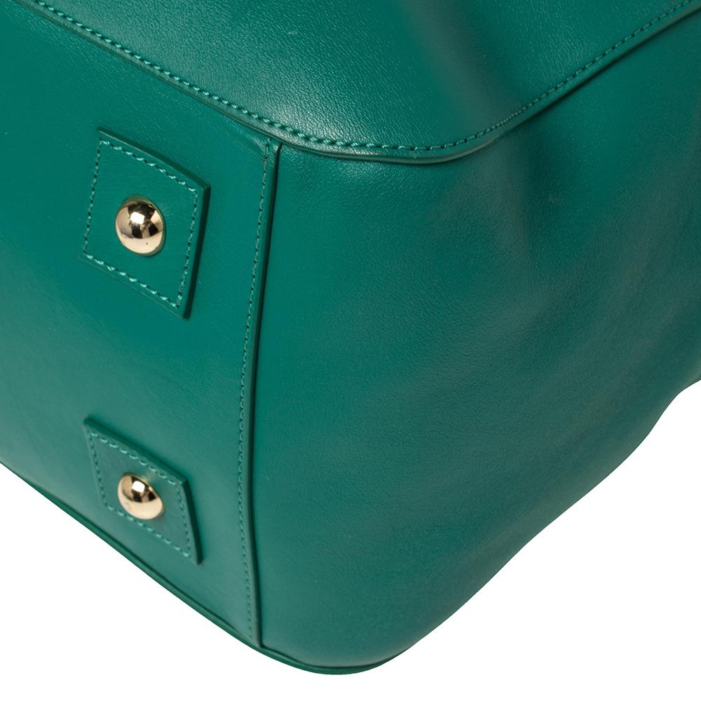Mulberry Green Leather Suffolk Top Handle Bag 3