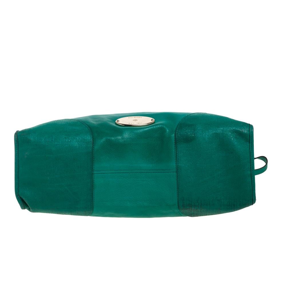 Mulberry Green Leather Taylor Top Handle Bag 4