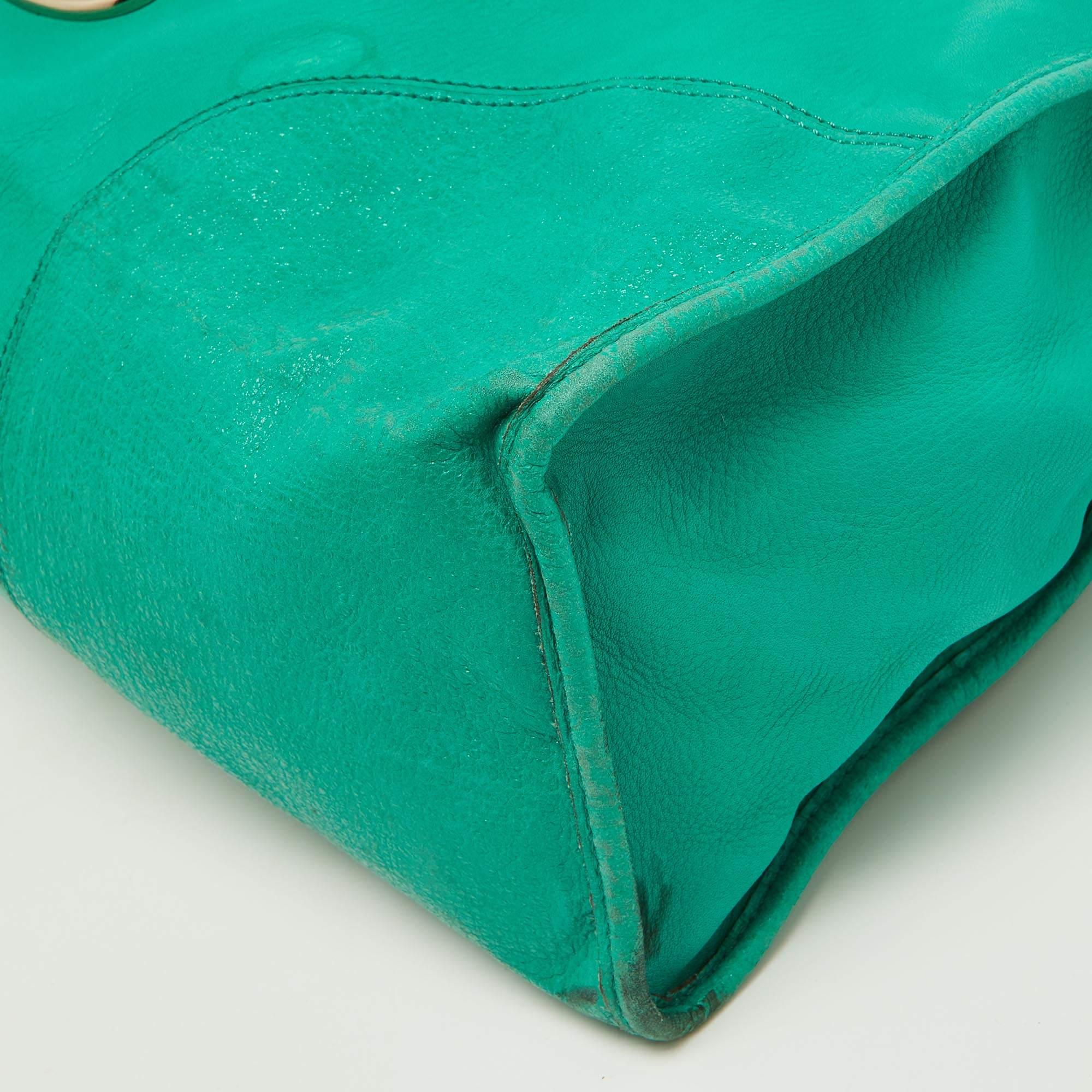 Mulberry Green Leather Taylor Top Handle Bag 1