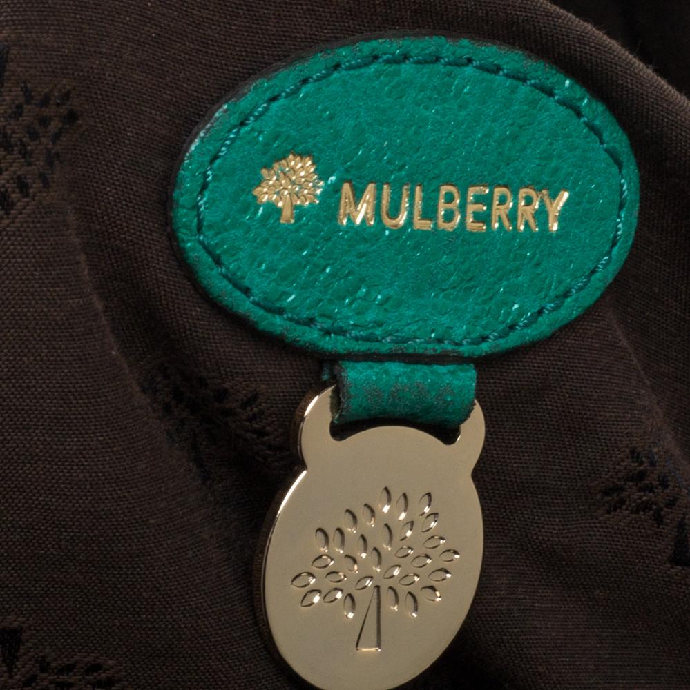 Mulberry Green Leather Taylor Top Handle Bag 1