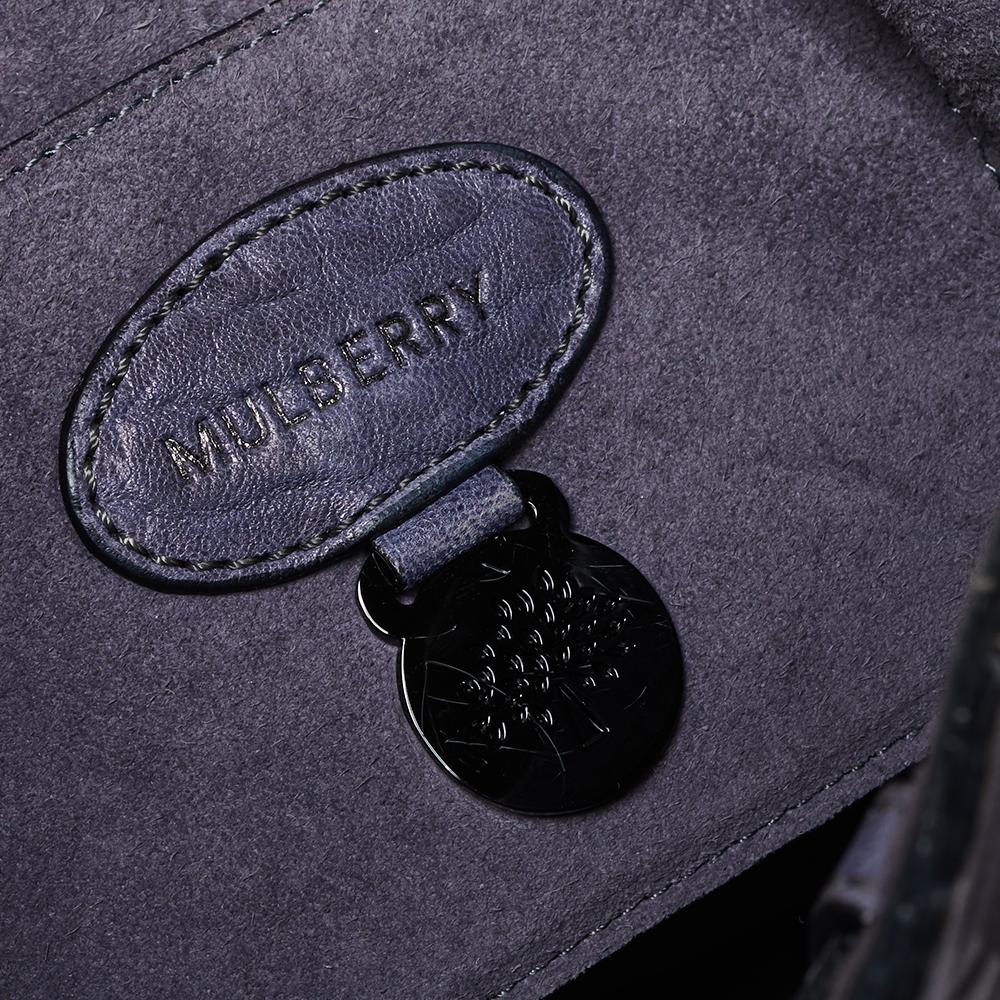 Mulberry Grey Leather Bayswater Satchel 3