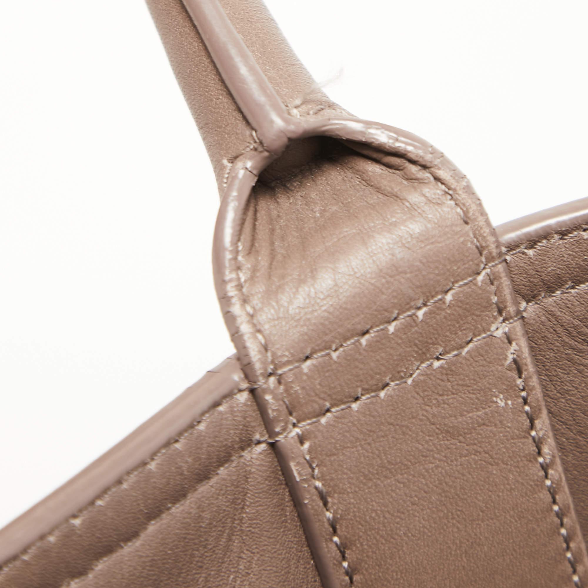 Mulberry Grey Leather Bayswater Tote 8